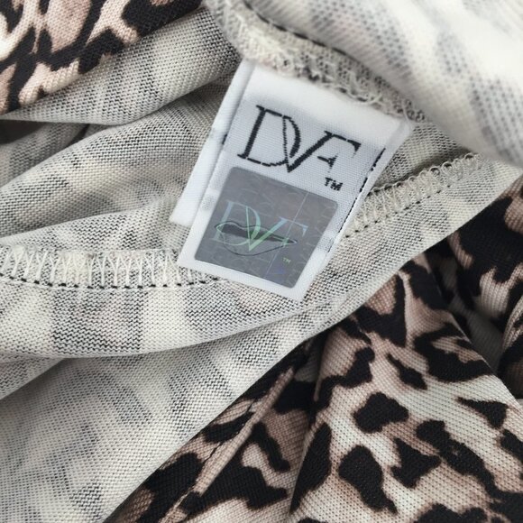 DVF Diane von Furstenberg Jolene Leopard Bark Small shift dress silk tan new 0 - Picture 6 of 6
